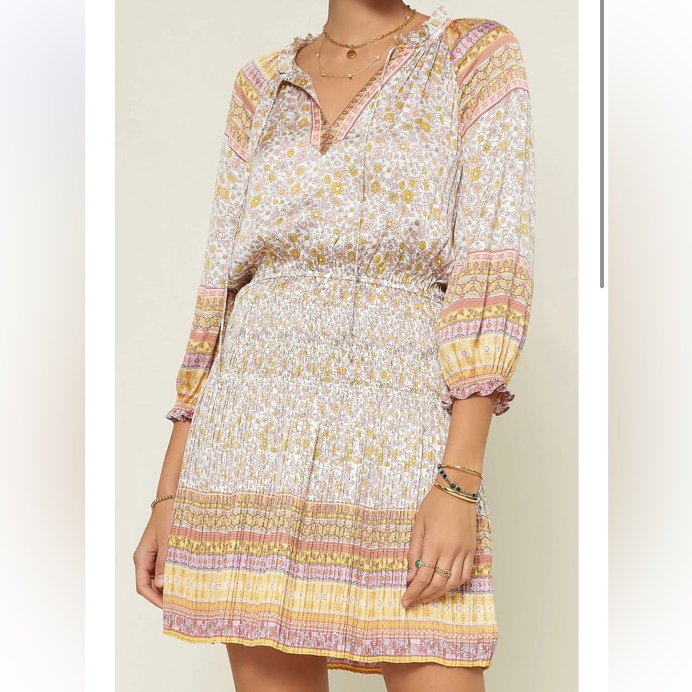SOLD Current air Silk Mini Dress size M